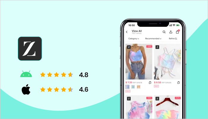 Zaful - Las mejores aplicaciones de compras para ropa de mujer